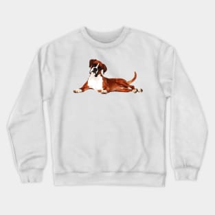 Adorable Boxer Dog Crewneck Sweatshirt